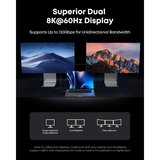 Anker Prime Thunderbolt 5 Cable 3.3ft 240W 80Gbps 8K Braided – Black - Dokkantech