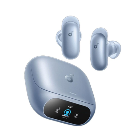 Anker Soundcore Liberty 5 Pro True Wireless Noise Cancelling Earbuds blue