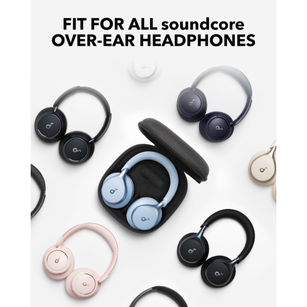 Anker Soundcore T00Z2 Headphones Case – Black, Durable & Compact - Dokkantech