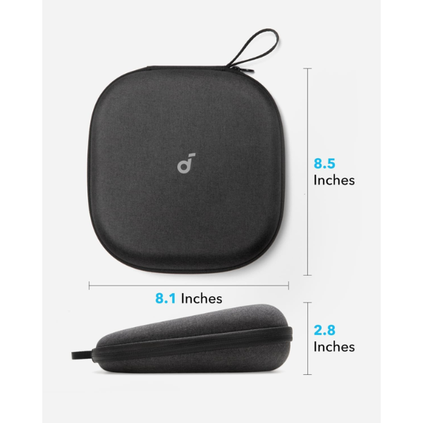 Anker Soundcore T00Z2 Headphones Case – Black, Durable & Compact - Dokkantech