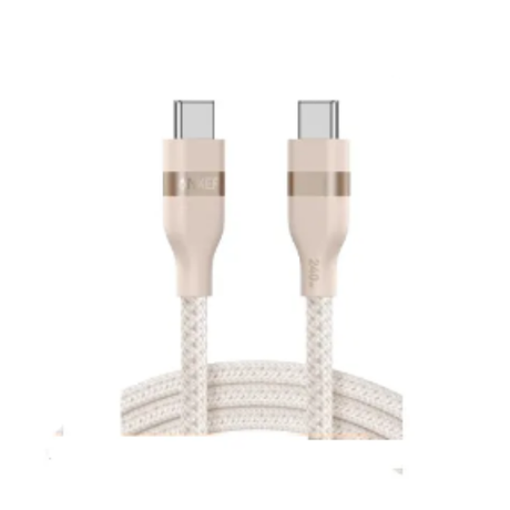 Anker 240W USB - C Braided Cable for MacBook Pro M4 (4 Colors, 3ft & 6ft)Main -DokkanTech
