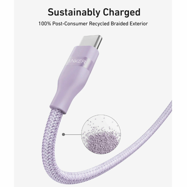 Anker 240W USB - C Braided Cable for MacBook Pro M4 (4 Colors, 3ft & 6ft)Features  -DokkanTech