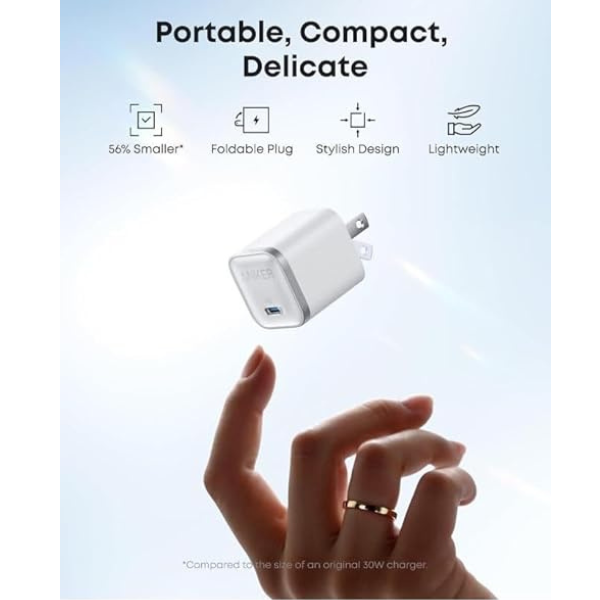 Anker Wall Charger 45W USB-C Fast Charging Adapter