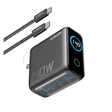 Anker Zolo 140W 4-port fast charger 3 USB-C 1 USB-A with cable – front view