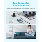 Anker Zolo USB-A to USB-C 100W Fast Charging Cable – Braided –Available in (1m / 1.8m)– Black & White