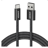 Anker Zolo USB-A to USB-C 100W Fast Charging Cable – Braided –Available in (1m / 1.8m)– Black & White
