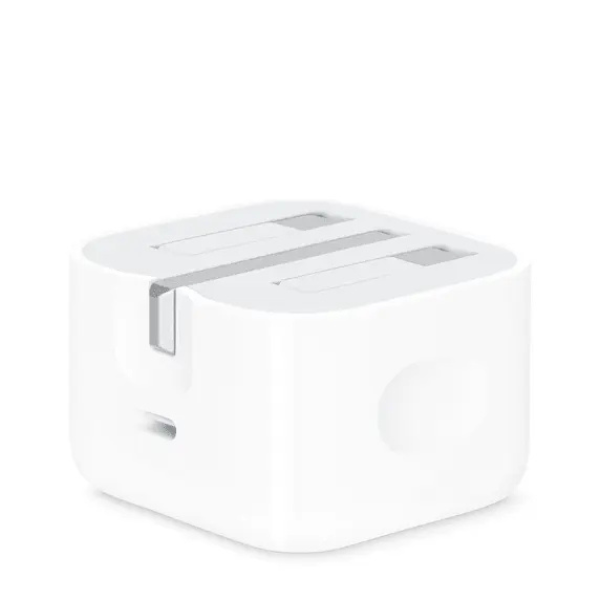 Apple20WUSB-CPowerAdapter_WhiteUKPlugClossed - DokkanTEch