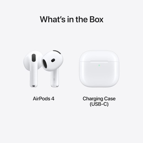 AppleAirPods4_WhiteBoxContains -DokkanTech