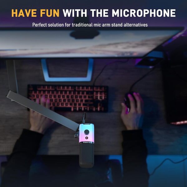 MAONO BA91 Aluminum Boom Arm Stand for Microphone