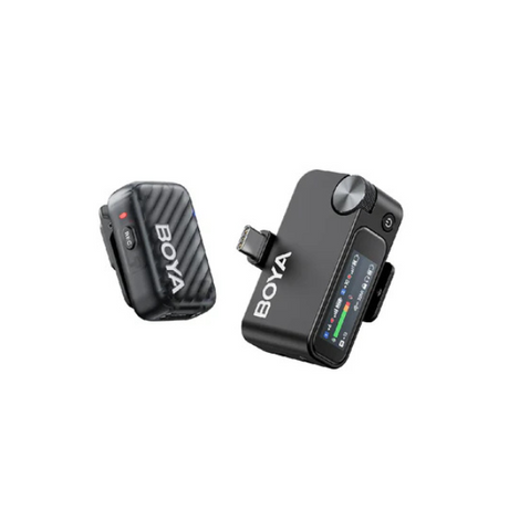 BOYA BOYAMIC 2-02 AI Mini Wireless Mic – 2TX, 8GB, Noise Cancel-dokkantech