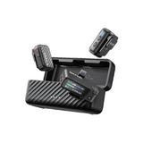 BOYA BOYAMIC 2-02 AI mini wireless mic 2TX 8GB noise cancel – front view