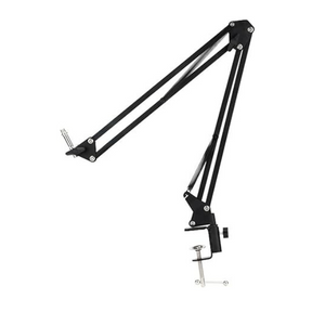 BOYA BY-K171 microphone boom arm adjustable desk mount stand – front view