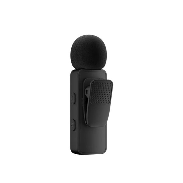 BOYABY-V10UltracompactWirelessMicrophoneSystemwithUSB-CforMobile_2.4GHz_-Black-RightView-DokkanTech