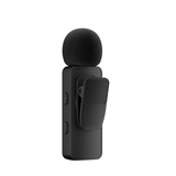 BOYABY-V1UltracompactWirelessMicrophoneSystemforiOSDevices-Black-LeftView -DokkanTech
