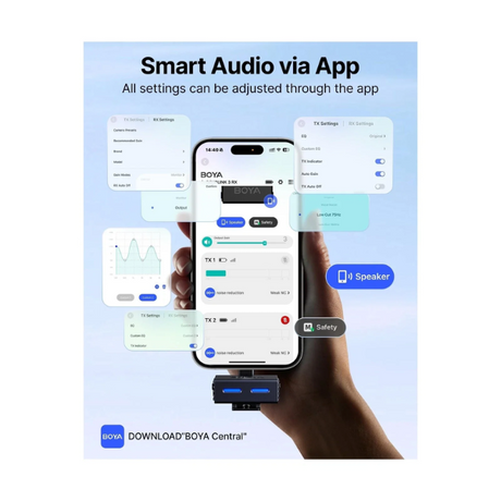 BOYA BOYALINK 3-01 AI-Powered Button-Sized Wireless Microphone - Dokkantech