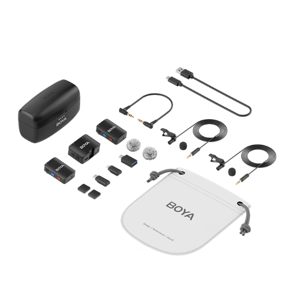 BOYA BOYAMIC 3-in-1 Wireless Microphone System dokkan tech