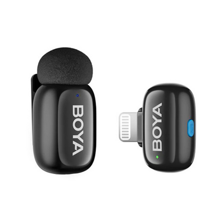 BOYA Mini Wireless Microphone System for iOS Devices | 2.4GHz, Lightning Connector#Dokkantech
