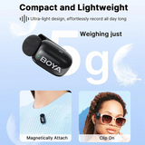 BOYA Mini Wireless Microphone System for iOS Devices | 2.4GHz, Lightning Connector#Dokkantech