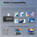BOYA Ultracompact 2.4GHz Dual-Channel Wireless Microphone System #Dokkantech