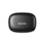 BOYA mini 2-03 Upgraded Super Mini Wireless Microphone with AI Noise Cancellation for iPhone - Black Charging Case dokkan tech