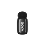BOYA mini 2-03 Upgraded Super Mini Wireless Microphone with AI Noise Cancellation for iPhone - Black Transmitter dokkan tech