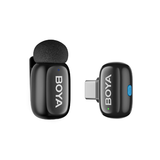  BOYA mini 2-06 Upgraded Super Mini Wireless Microphone with AI Noise Cancellation USB-C Version - Black dokkan tech