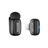BOYA mini 2-07 Upgraded Super Mini Wireless Microphone with AI Noise Cancellation for iPhone - Black dokkan tech