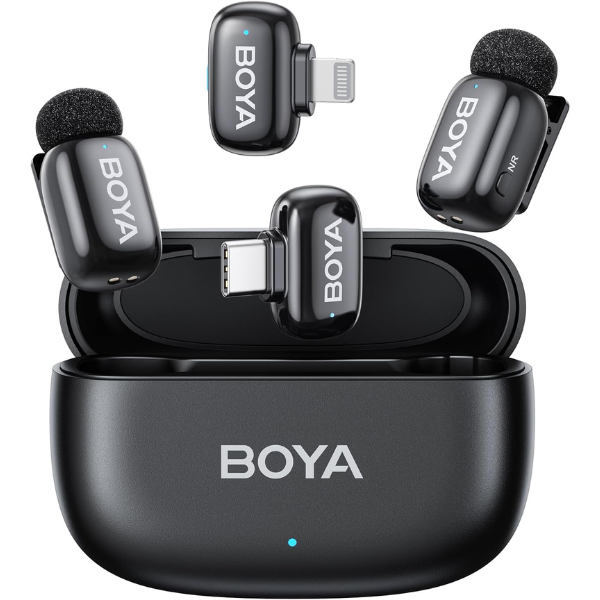 BOYA mini Dual Ultracompact 2.4GHz Wireless Microphone System - IOS - Dokkantech