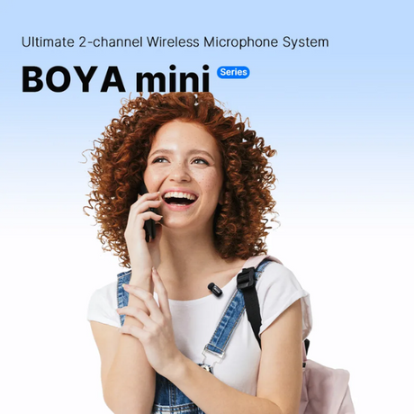 BOYA mini Dual Ultracompact 2.4GHz Wireless Microphone System - Dokkantech