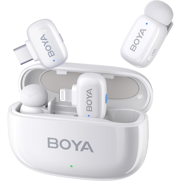 BOYA Mini 12 Wireless Mic (Black) 2TX 2RX Microfoon
