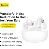 Baseus Bowie MZ10 True Wireless Earphones– ANC, ENC, 20H Playtime, App Control-dokantech#