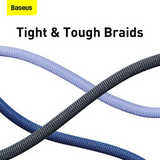 Baseus Crystal Shine Series Fast Charging Data Cable Type-C to Type-C 100W 1.2m-dokantech#