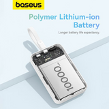 Baseus Magnetic Mini Wireless Fast Charge Power Bank Type-C 10000mAh 30W-dokantech#