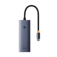 Baseus UltraJoy 5-Port USB-C Hub with HDMI, USB 3.0 & PD – Grey - Dokkantech 