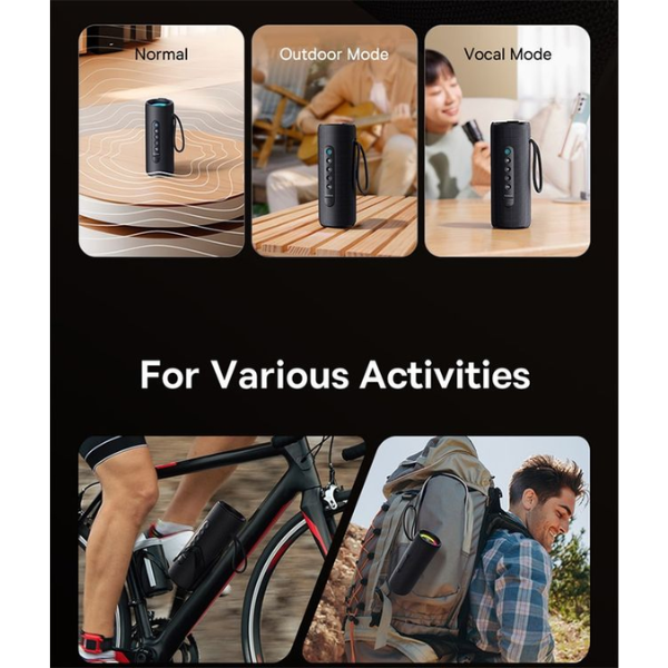 Baseus AeQur VO20 Wireless Speaker – Compact, Powerful, IPX5 Rated - Dokkantech