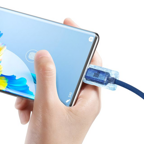 Baseus Crystal Shine 100W USB to Type-C Fast Charging Cable 1.2m - Dokkantech