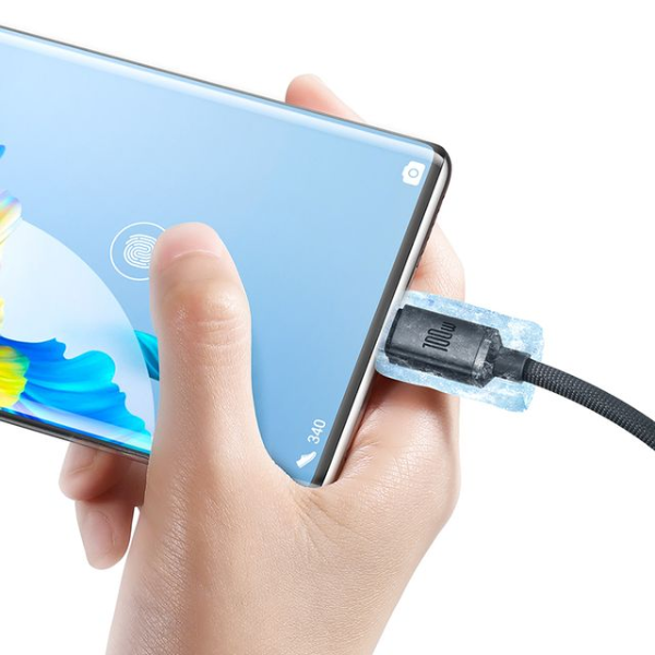Baseus Crystal Shine 100W USB to Type-C Fast Charging Cable 1.2m - Dokkantech