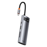 Baseus Metal Gleam Series 7-Port HUB Docking Station - Dokkantech