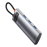 Baseus Metal Gleam Series 7-Port HUB Docking Station - Dokkantech