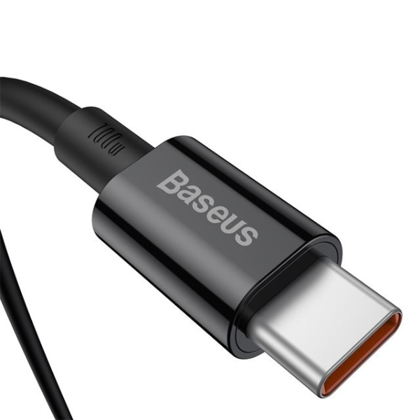 Baseus Superior 100W USB-C to USB-C Fast Charging Cable 2m – Black - Dokkantech