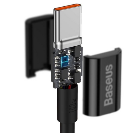 Baseus Superior 100W USB-C to USB-C Fast Charging Cable 2m – Black - Dokkantech