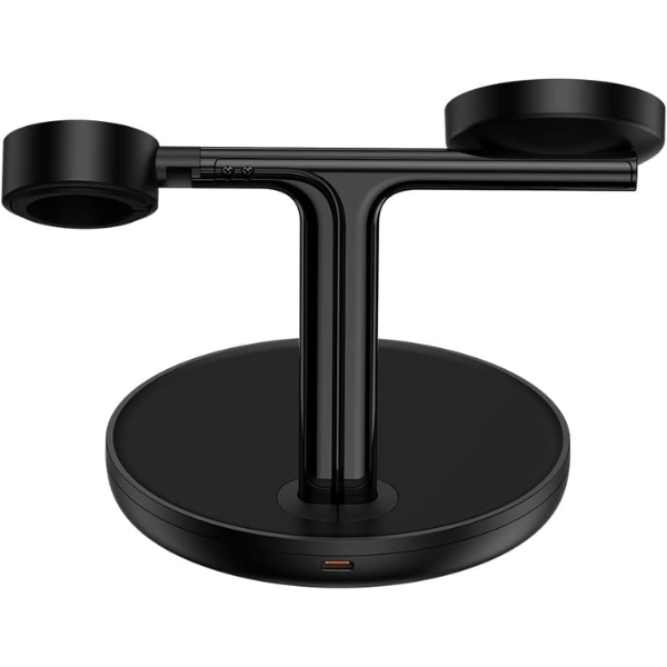 Baseus Swan 3-in-1 Wireless Magnetic Charging Bracket 20W - Black - Dokkantech