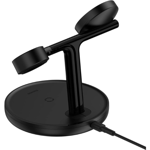 Baseus Swan 3-in-1 Wireless Magnetic Charging Bracket 20W - Black - Dokkantech