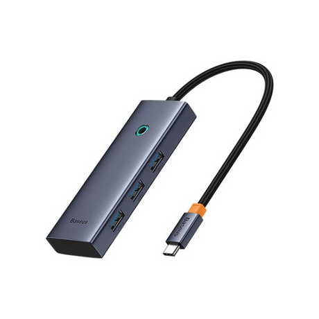 Baseus UltraJoy 5-Port USB-C Hub with HDMI, USB 3.0 & PD – Grey - Dokkantech 