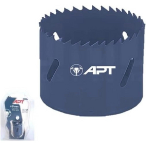 APT bi-metal hole saw precision cutting tool – front view