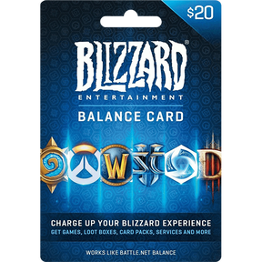 Blizzard gift card – denomination options