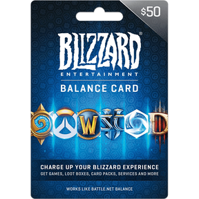 Blizzard gift card – redeem in Battle.net