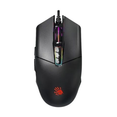 Bloody P91 Pro-RGB gaming mouse 16K CPI – front view stone black