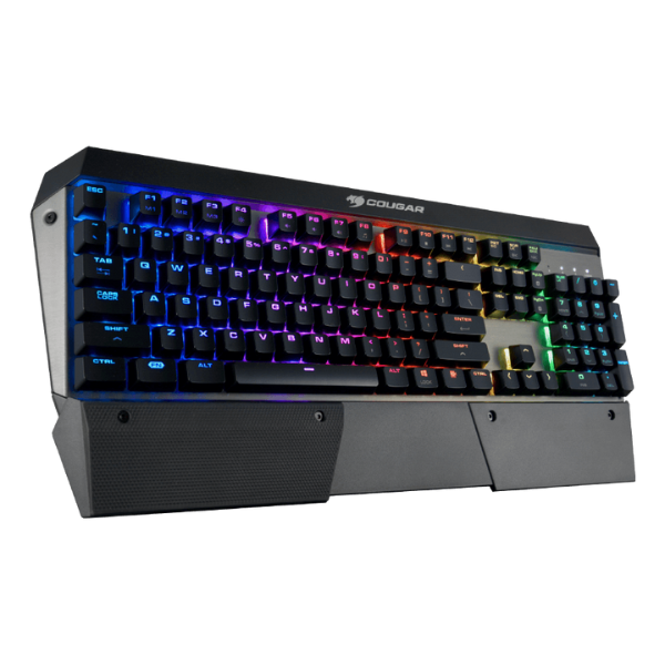 Cougar Attack X3 RGB Backlit Cherry MX Mechanical Gaming Keyboard - Iron Grey-dokantech#