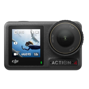 DJI Osmo Action 4 Adventure Combo 4K action camera – front view black